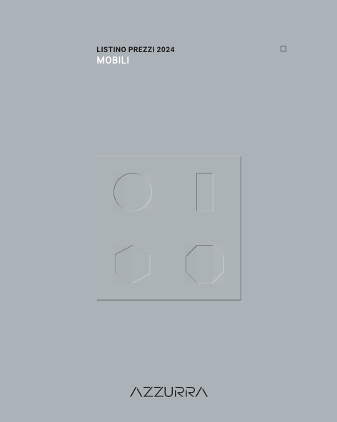 Azzurra Bagni - Listino prezzi Mobili 2024