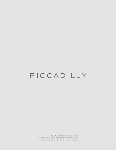 Rubinetterie Treemme - Katalog Piccadilly
