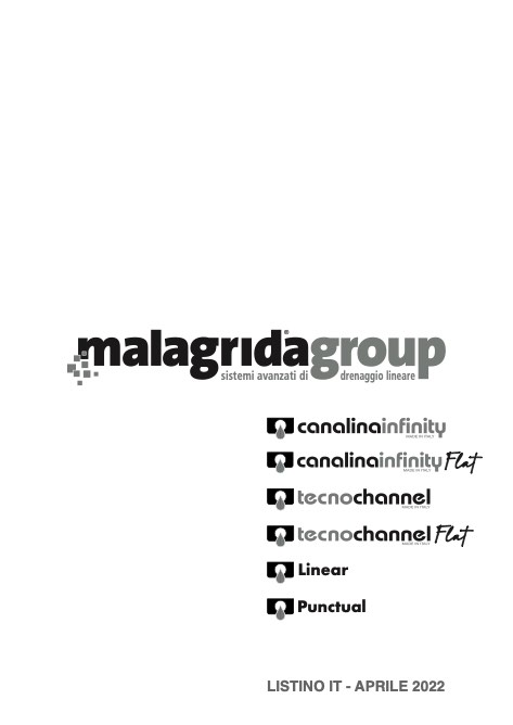Canalinainfinity - Liste de prix Listino APRILE 22 Malagrida.pdf