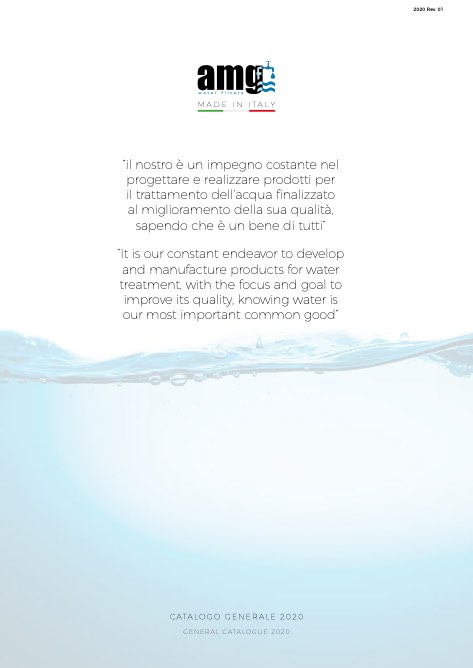 AMG Water Filters - Catalogo 2020 Rev.01