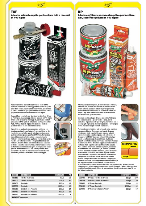 Camon - Katalog ferramenta