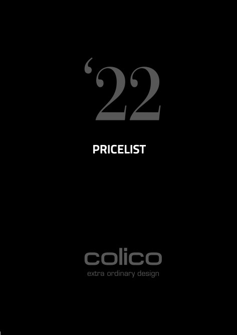 Colico - Price list '22