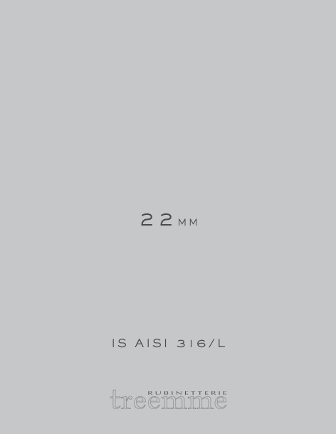 Rubinetterie Treemme - Katalog 22 MM