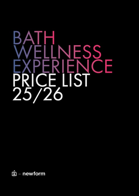 Newform - Listino prezzi Bath Wellness