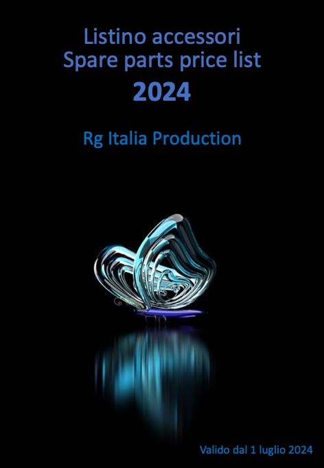 RG Italia Production - Listino prezzi ACCESSORI 2024