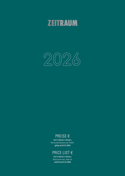 Zeitraum - Listino prezzi 2026