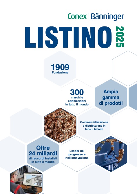 Conex Banninger - Listino prezzi 2025