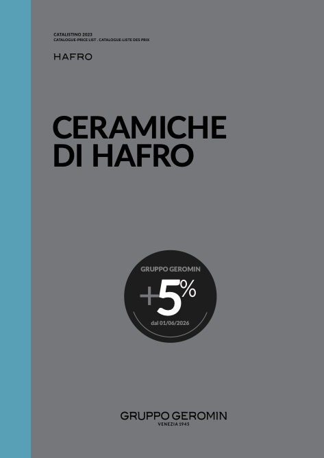 Hafro - Geromin - Listino prezzi Ceramiche di Hafro
