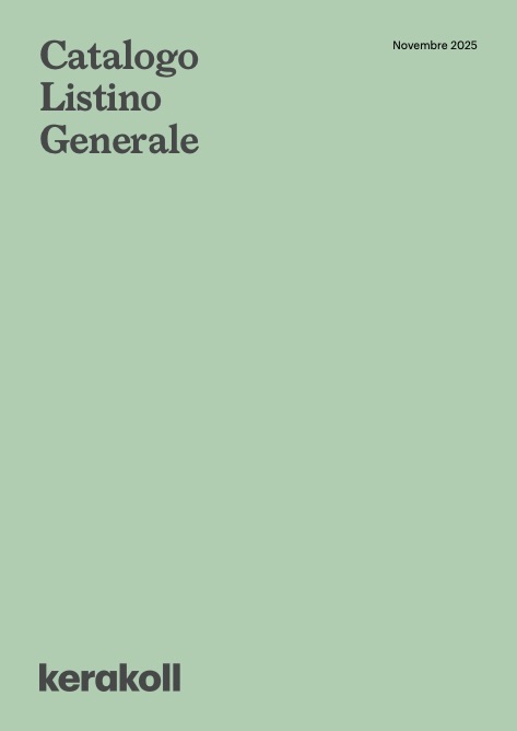 Kerakoll - Listino prezzi Novembre 2025