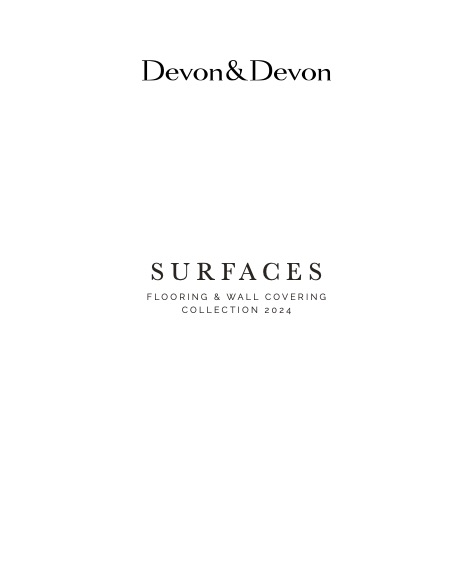 Devon&Devon - Listino prezzi Surfaces - Flooring & Wall Covering (Rev. 2025)