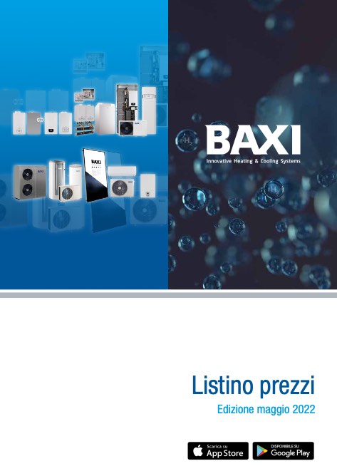 Baxi - Price list Maggio 2022