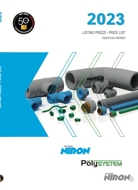 Nupi Industrie Italiane - Lista de precios 2023 | SISTEMI IN POLIPROPILENE