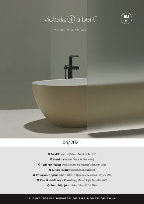 Victoria Albert - Listino prezzi 06/2021