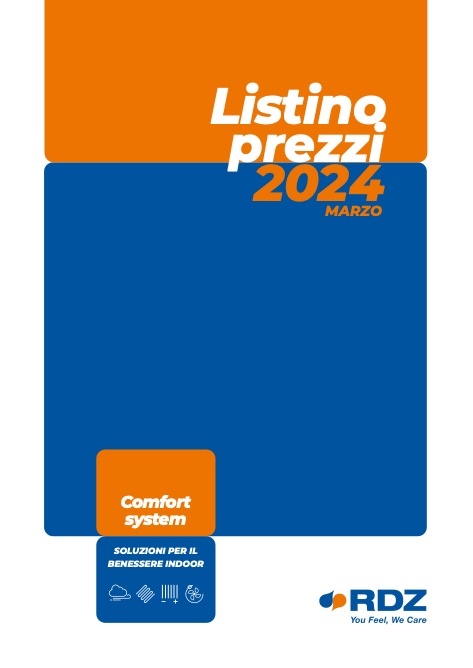 Rdz - Listino prezzi Comfort System 2024