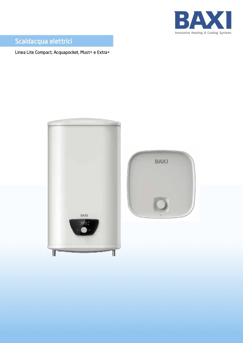 Baxi - Catalogo Scaldacqua elettrici