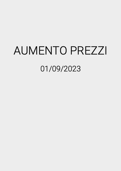 3SC - Listino prezzi AUMENTO PREZZI