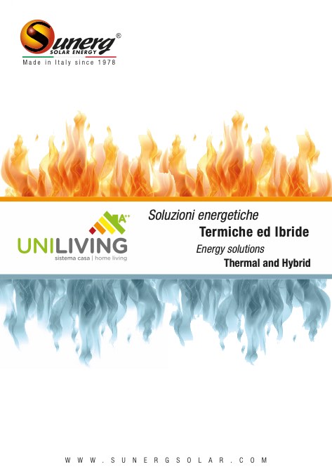 Sunerg - Catalogo Soluzioni energetiche Termiche ed Ibride