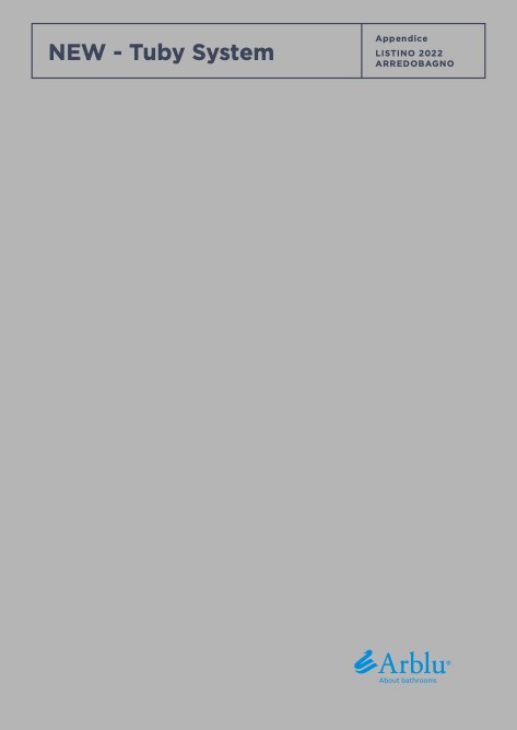 Arblu - Preisliste NEW - Tuby System