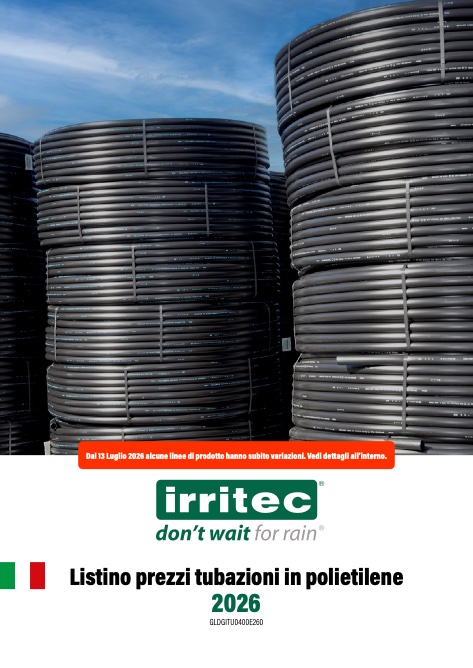 Irritec - Listino prezzi Tubazioni in polietilene