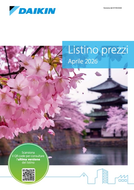 Daikin - Liste de prix Aprile 2026