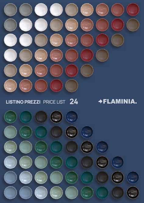 Flaminia - 价目表 2024