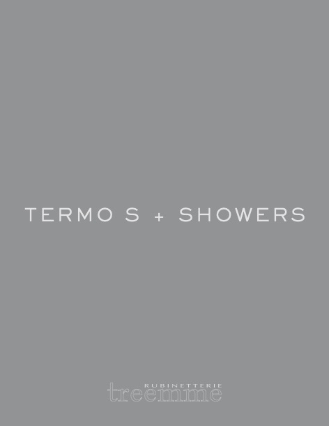 Rubinetterie Treemme - Katalog Thermo S + Shower
