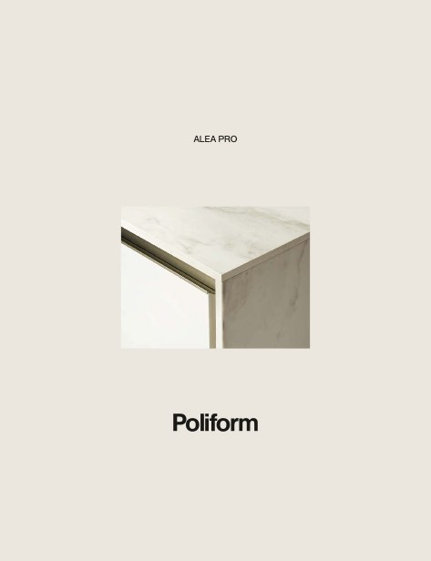 Poliform - Catalogue Alea Pro
