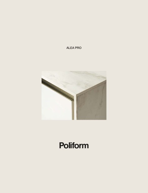 Poliform - Catalogo Alea Pro
