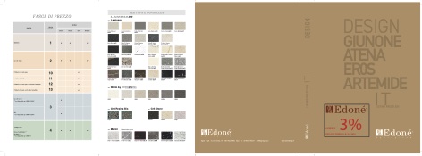 Edonè - 价目表 Giunone - Atena - Eros - Artemide