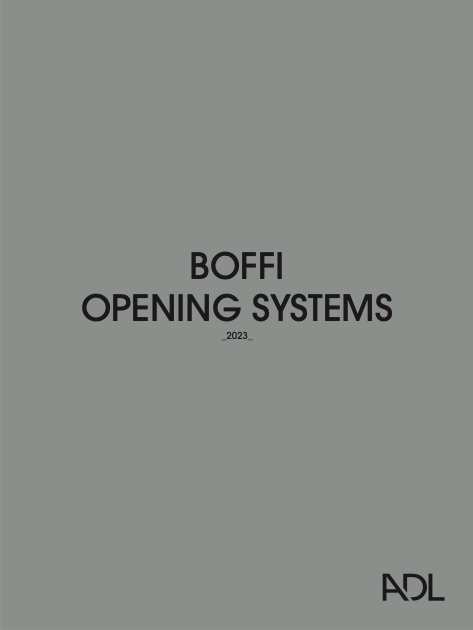Boffi - Price list Opening Systems 2023