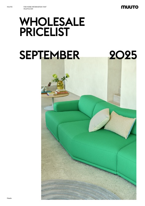 Muuto - Listino prezzi WS_September_2025