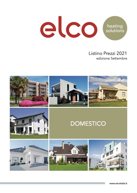 Elco - Price list Domestico