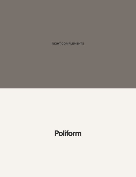 Poliform - Catalogue Night Complements