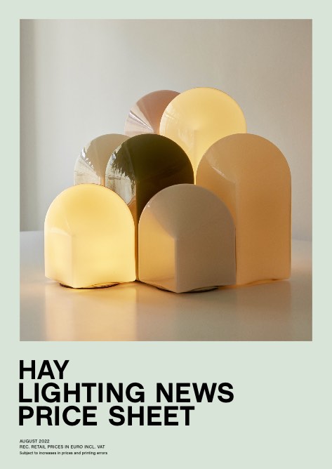 Hay - Price list Lighting News