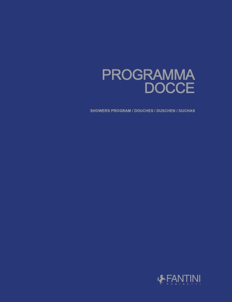 Fantini - Catalogue Programma Docce