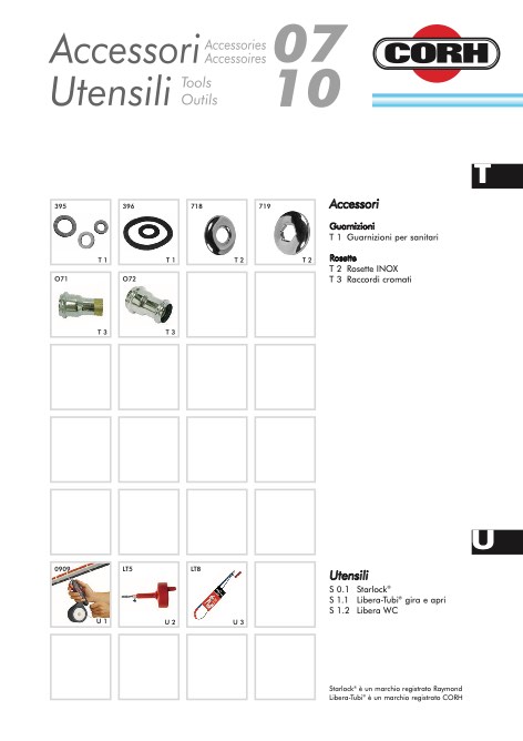 Corh - Catalogo Accessori