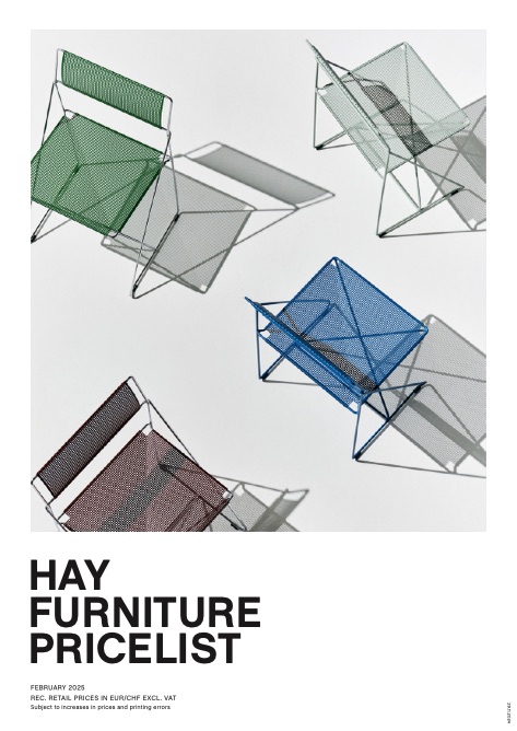 Hay - Listino prezzi Furniture