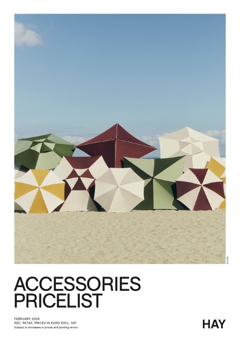 Hay - Lista de precios Accessories