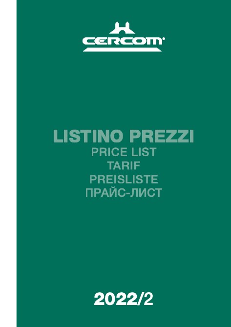 Cercom - Listino prezzi 2022 rev1
