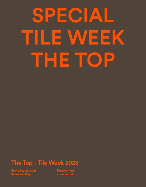 Marazzi - Catalogo Special Tile Week The Top