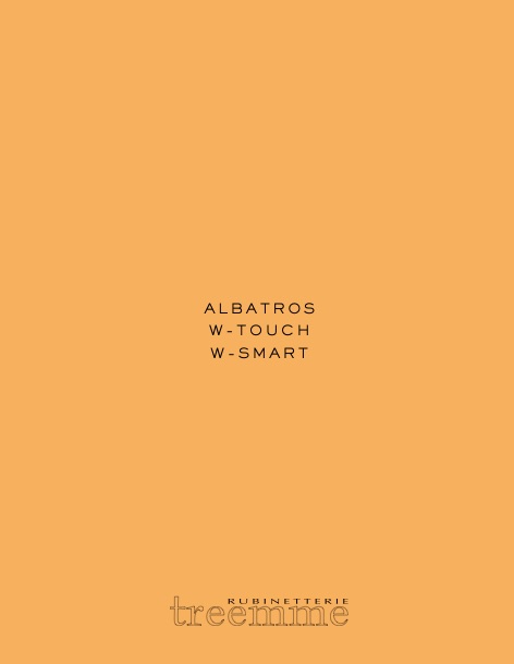 Rubinetterie Treemme - Catalogo Albatros W-Touch W-Smart
