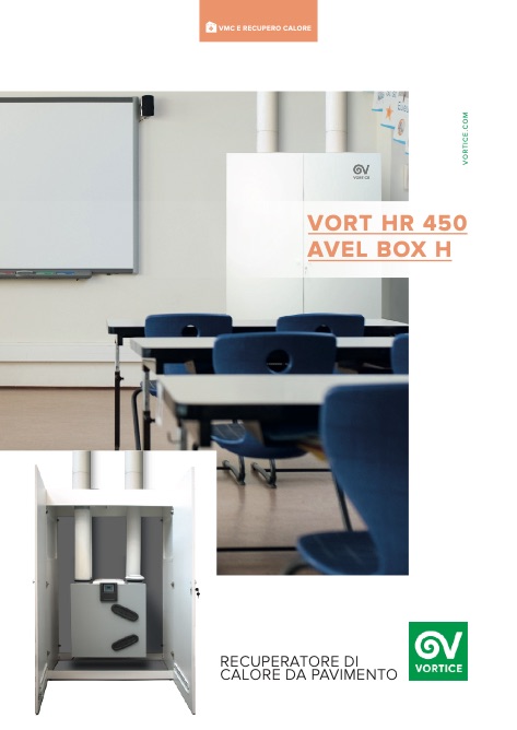 Vortice - Catalogue VORT HR 450 AVEL BOX H