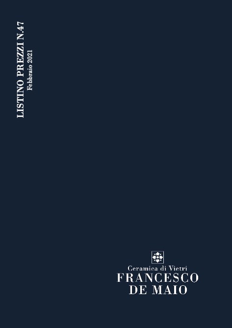 Francesco De Maio - Price list Febbraio 2021