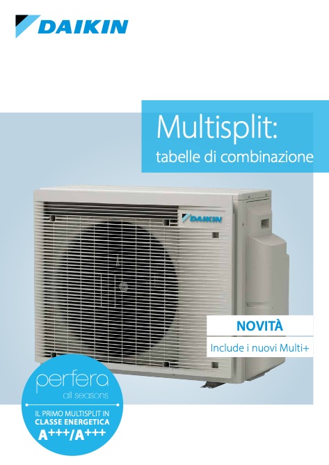 Daikin - Catalogo Tabelle combinazione