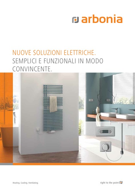 Arbonia - Catalogo NUOVE SOLUZIONI ELETTRICHE