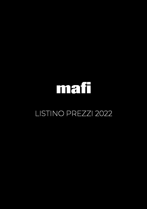 Mafi - Прайс-лист 2022
