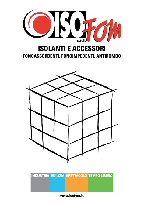 Isofom - Catalogue ISOLANTI E ACCESSORI
