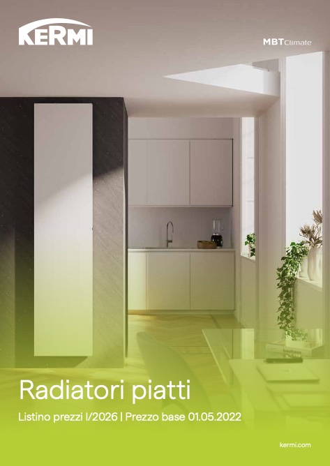 Kermi - 价目表 Radiatori Piatti | Maggio 2026