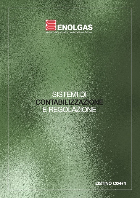 Enolgas Bonomi - Listino prezzi SISTEMI DI CONTABILIZZAZIONE E REGOLAZIONE
