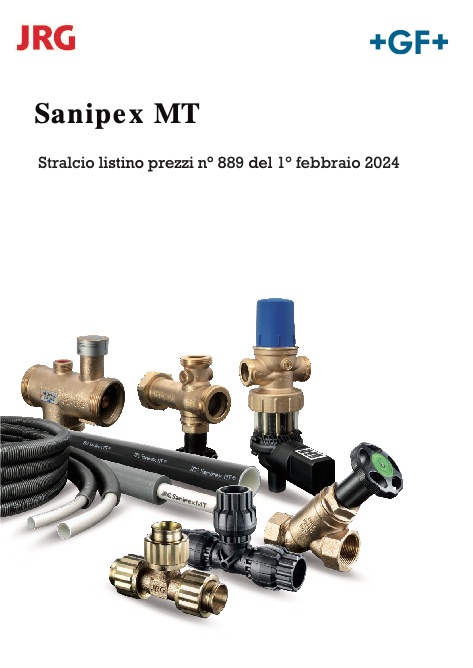 Georg Fischer - Price list N° 889 Sanipex MT